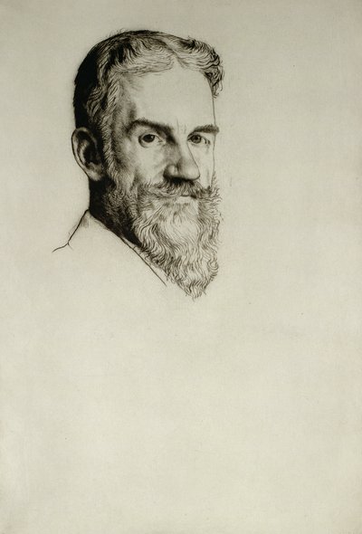 Portrait of George Bernard Shaw by William Strang
